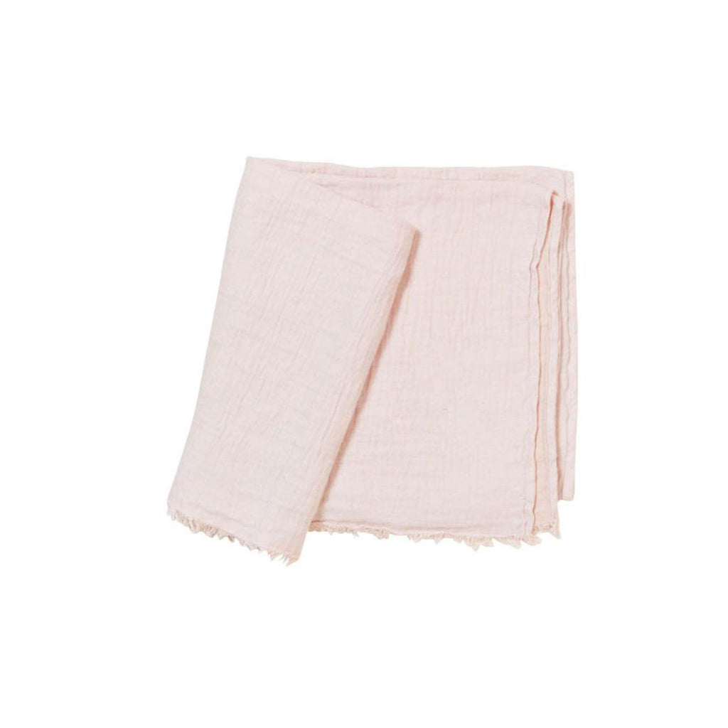 Manta con flecos - Warmyup - Blush
