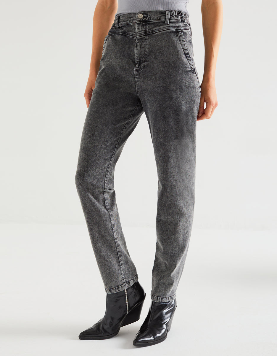 Vaqueros cónicos Warren H23 - Dnm G-636 - Mujer