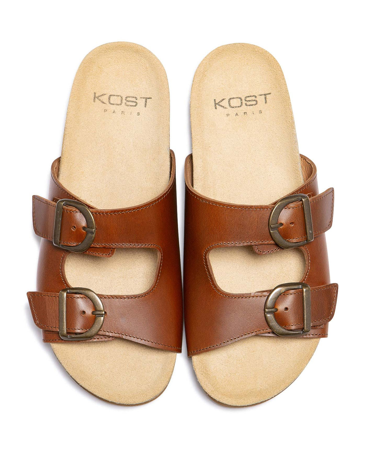 Mule Wave F Pl - Cognac