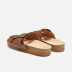 Mule Wave F Pl - Cognac