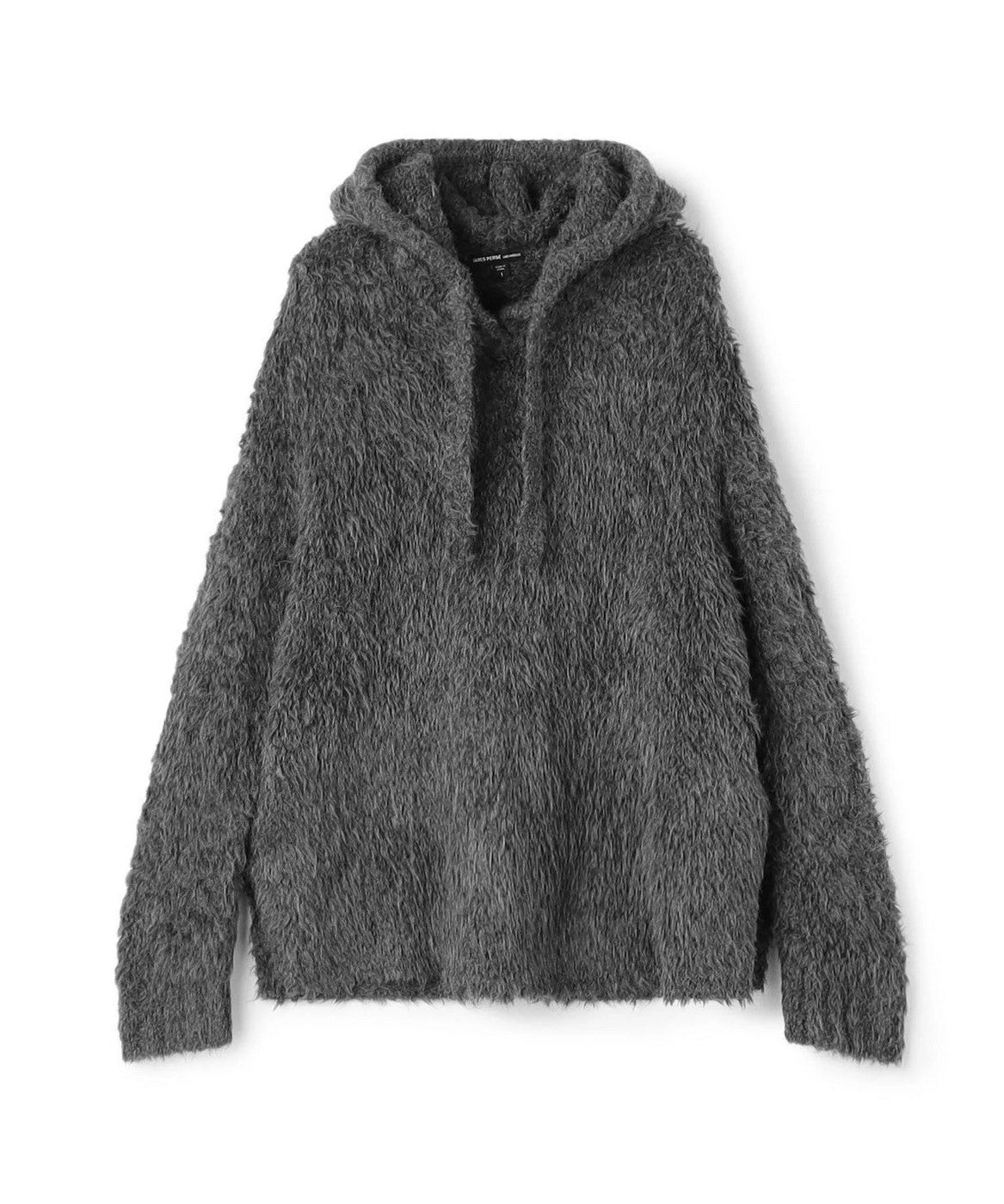 James Perse - Pull À Capuche En Laine Sherpa - Anthracite - Femme
