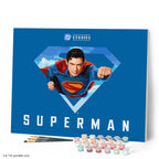 Peinture Par Numéros - Superman Avec Bouclier-S