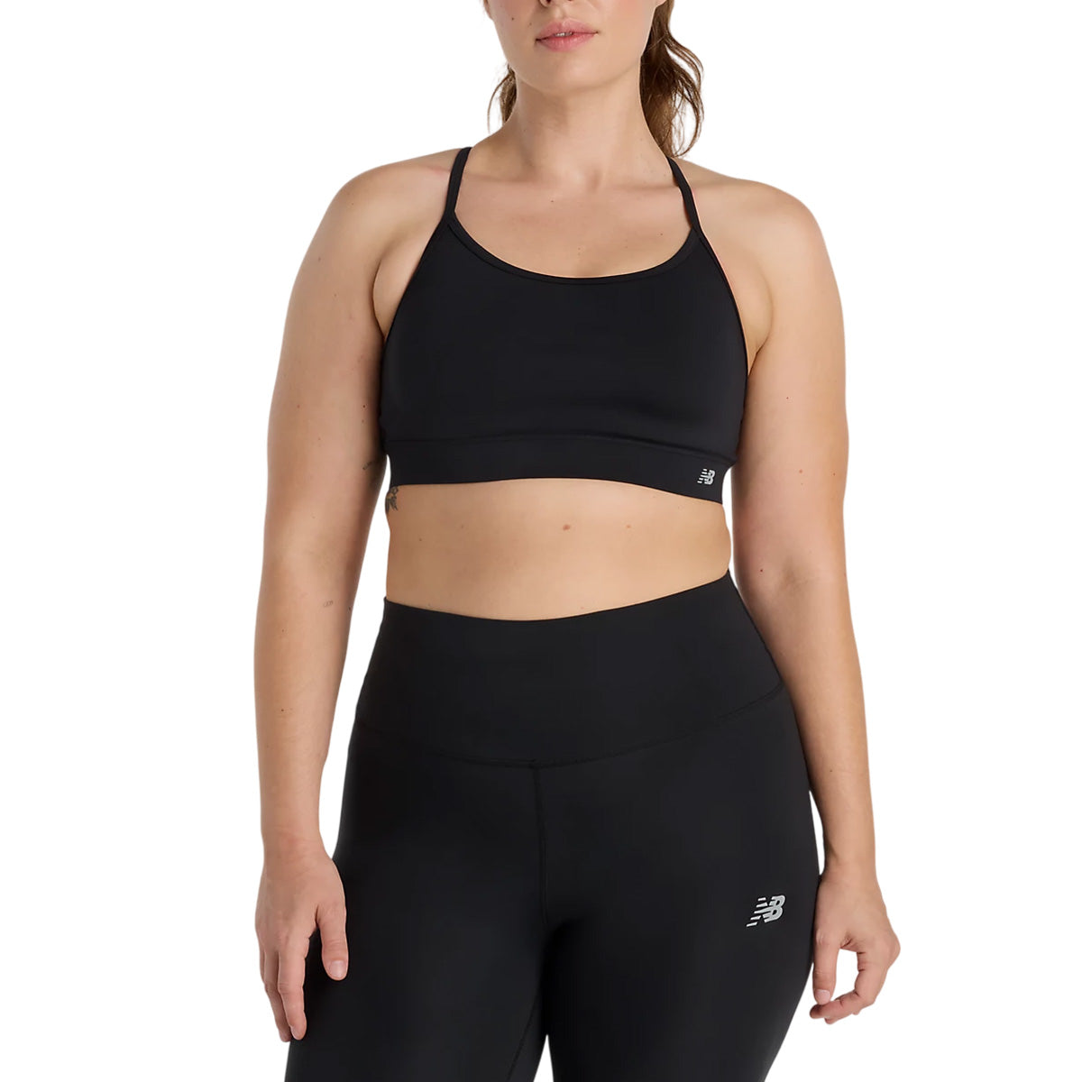 Brassière Femme New Balance - Noir Foncé
