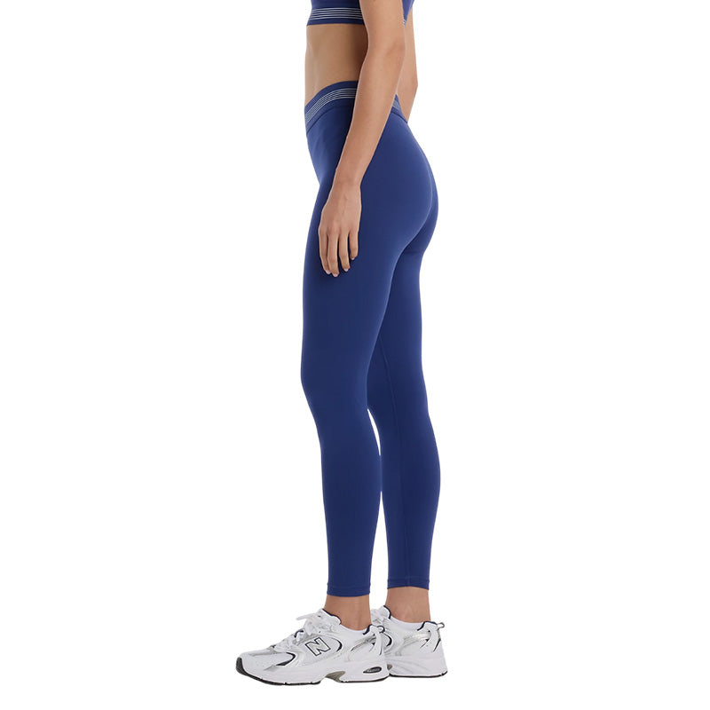 Legging para mujer New Balance Ac 25 Po - Azul marino, blanco