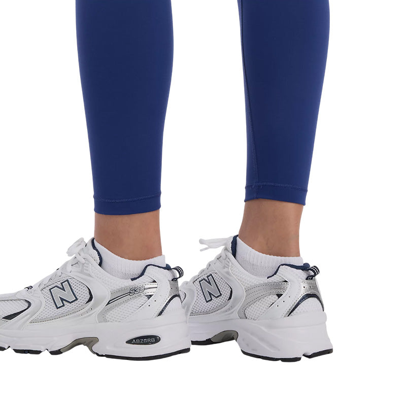 Legging para mujer New Balance Ac 25 Po - Azul marino, blanco