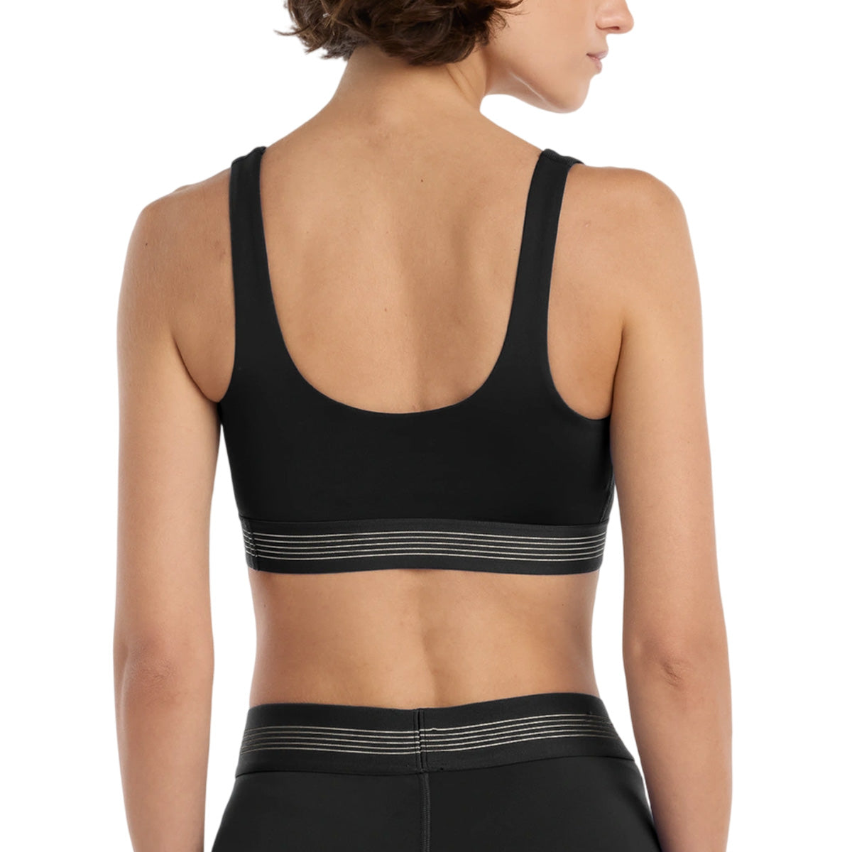 Brassière Femme New Balance Wb61Q0Q - Noir, Blanc
