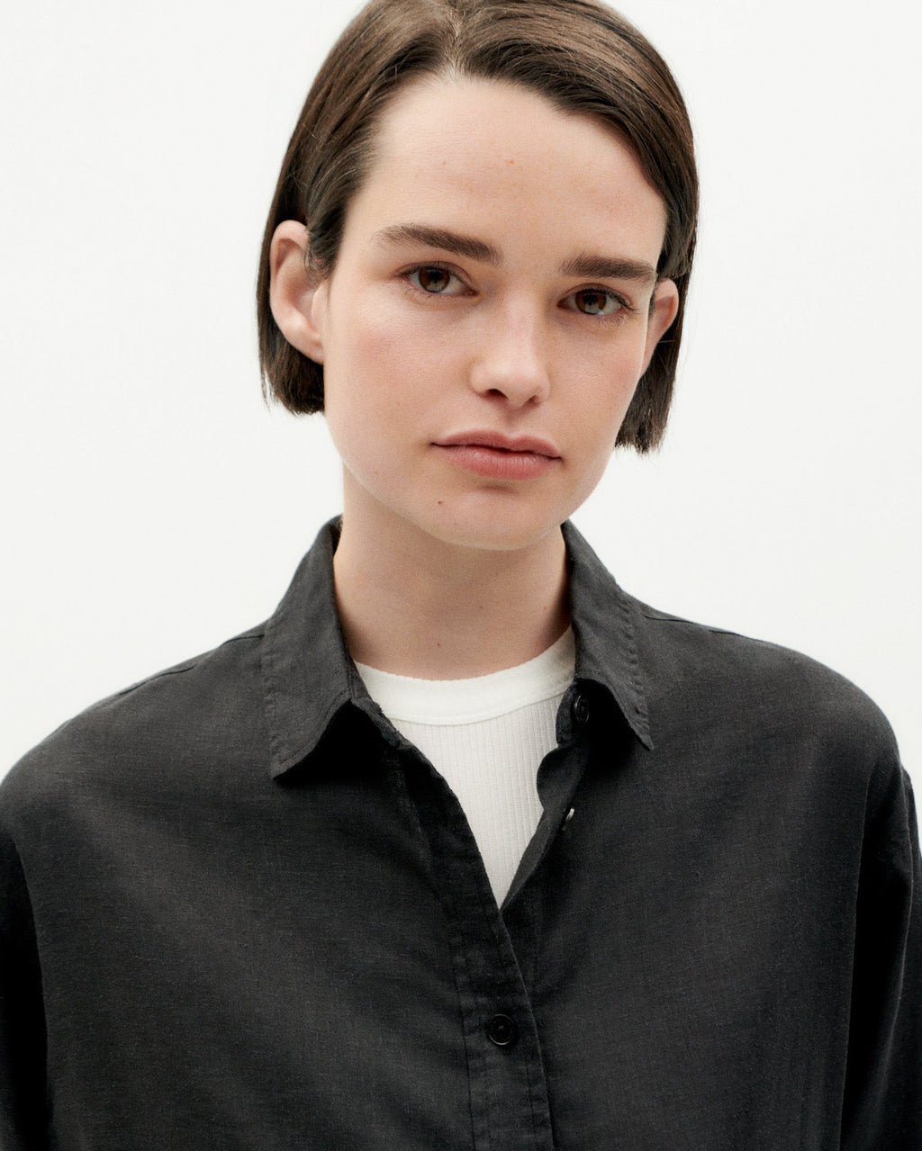 Chemisier Oversize Gia - Noir