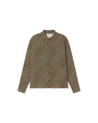 Blusa marrón rayas diagonal Kati sostenible-silueta-1