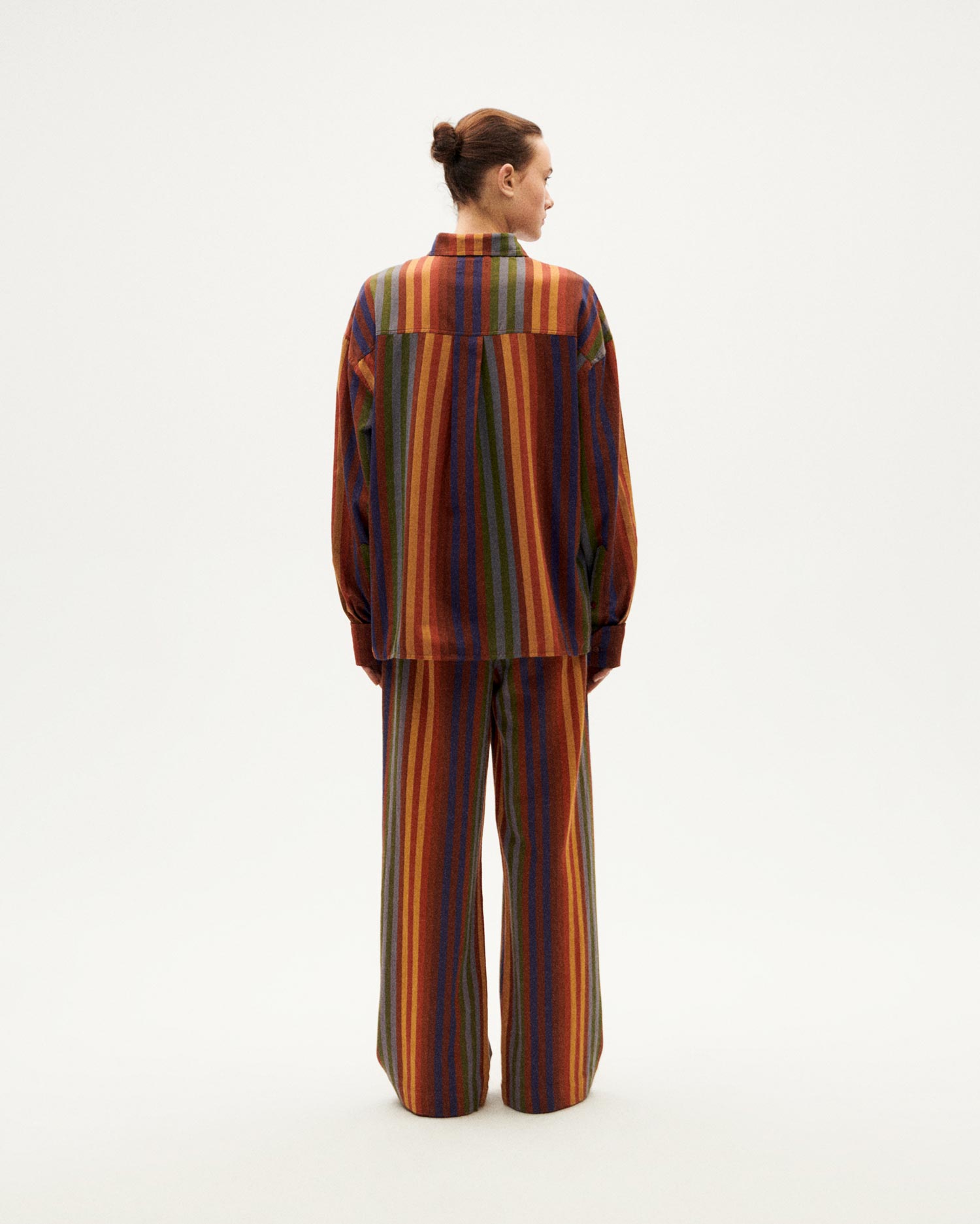 Blusa multicolor rayas Juana sostenible-4