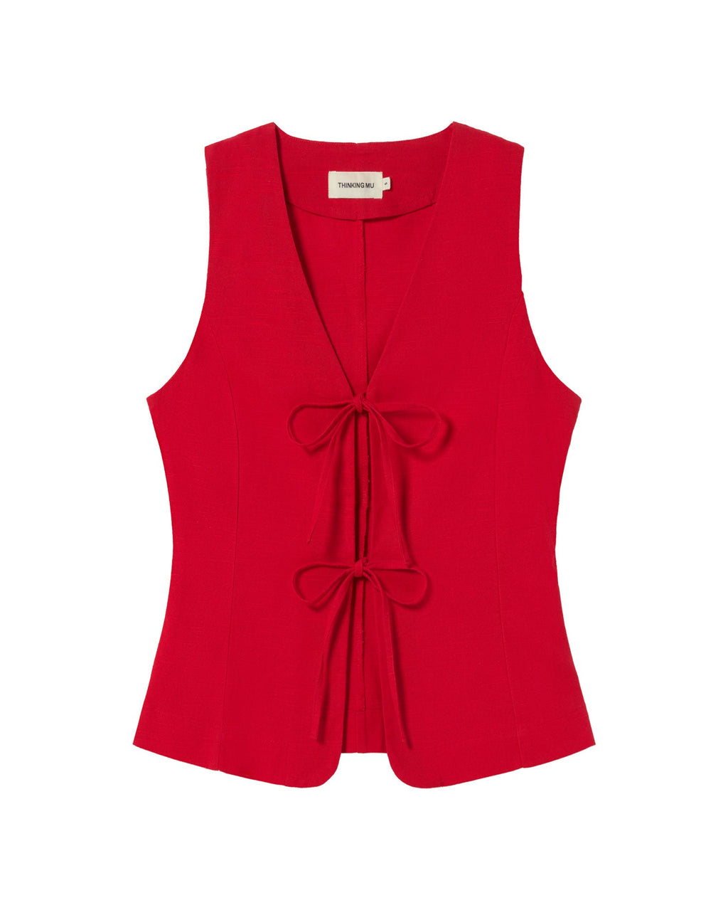 Top red Elise sostenible - silueta 1