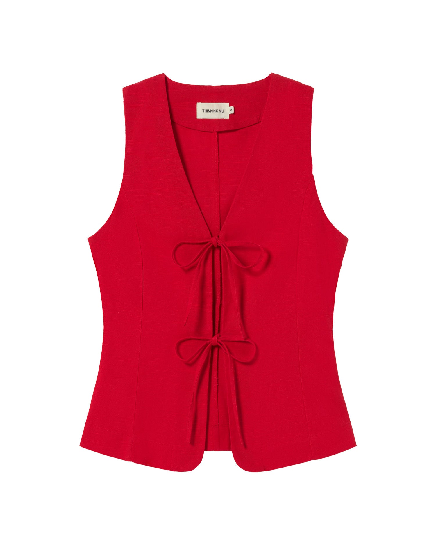 Top red Elise sostenible - silueta 1