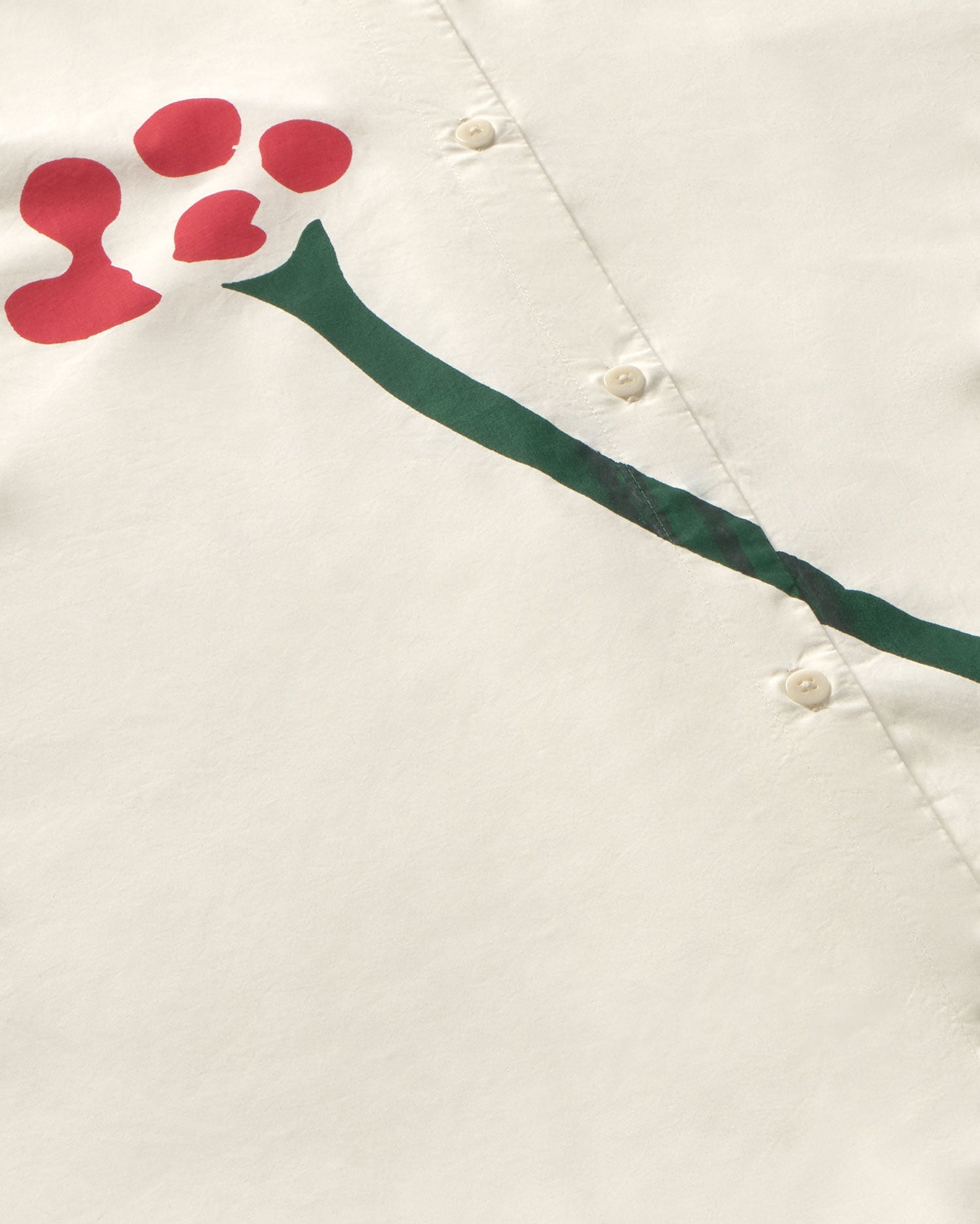 Blusa poplin flower Juana sostenible silueta - 2