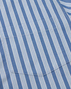 Camisa oversize rayas azul Odelia sostenible silueta - 2