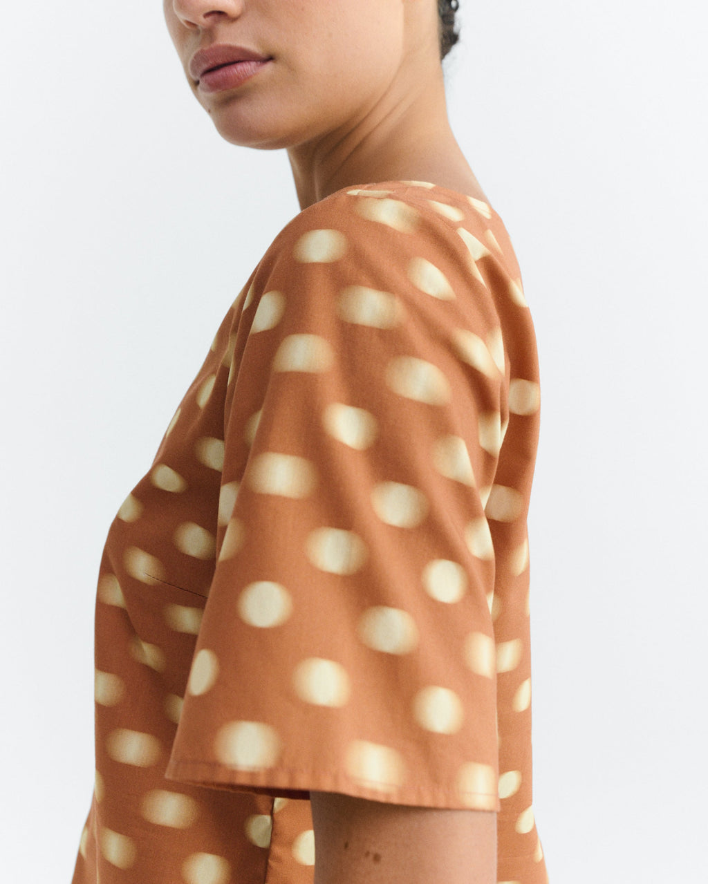 Blusa lunares brown Leia sostenible - 2