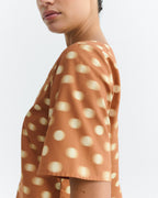 Blusa lunares brown Leia sostenible - 2