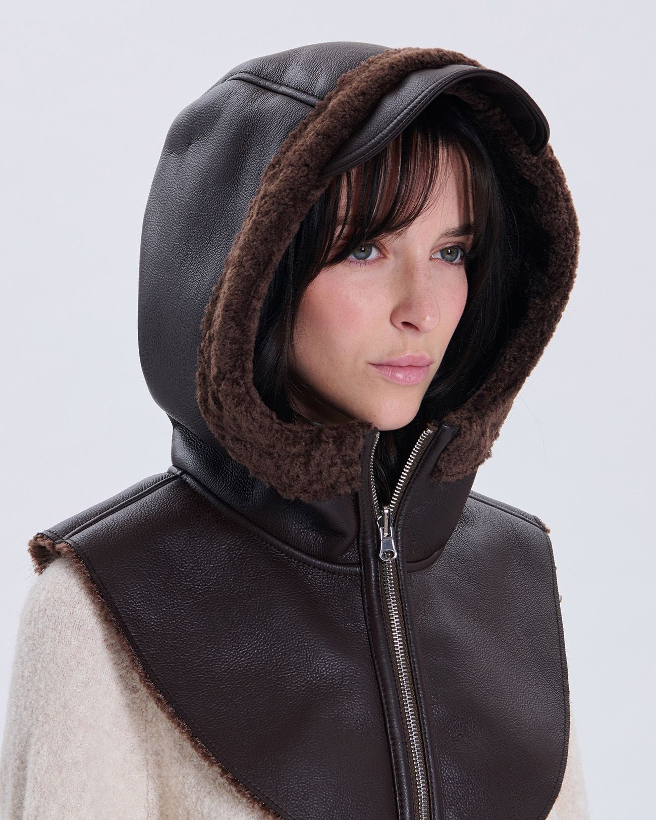 Sudadera con capucha de chocolate Chadi_4