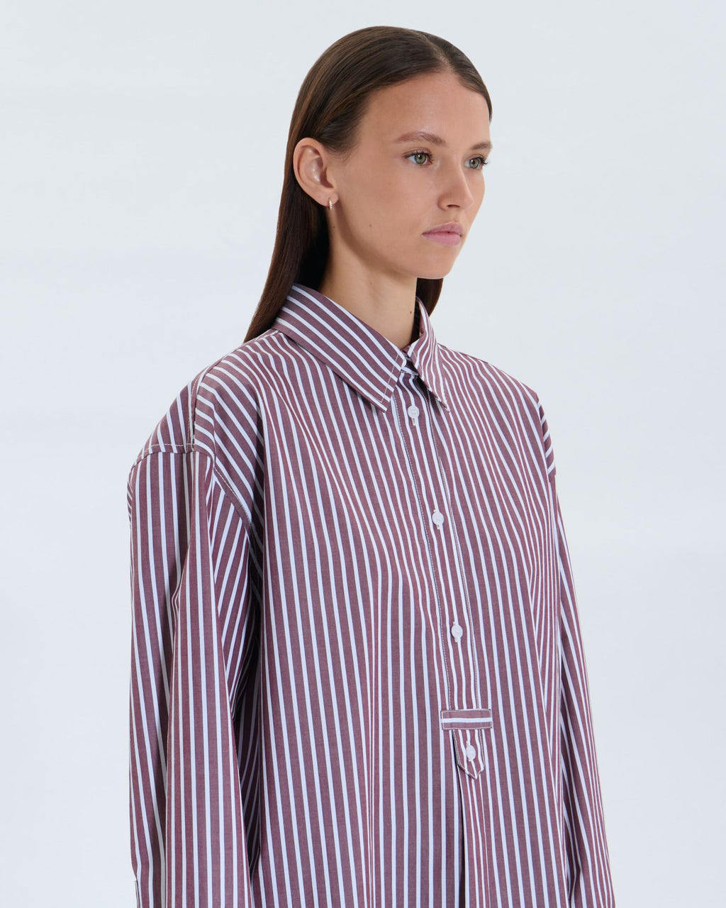 Camisa casablanca granate_3