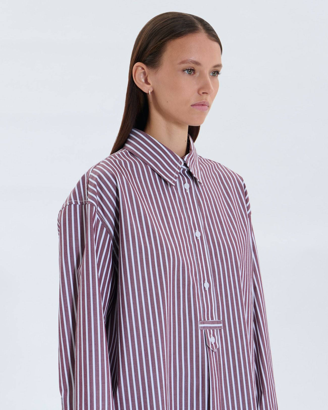Camisa casablanca granate_3