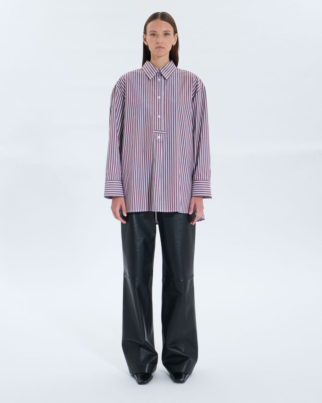Camisa Casablanca granate_5