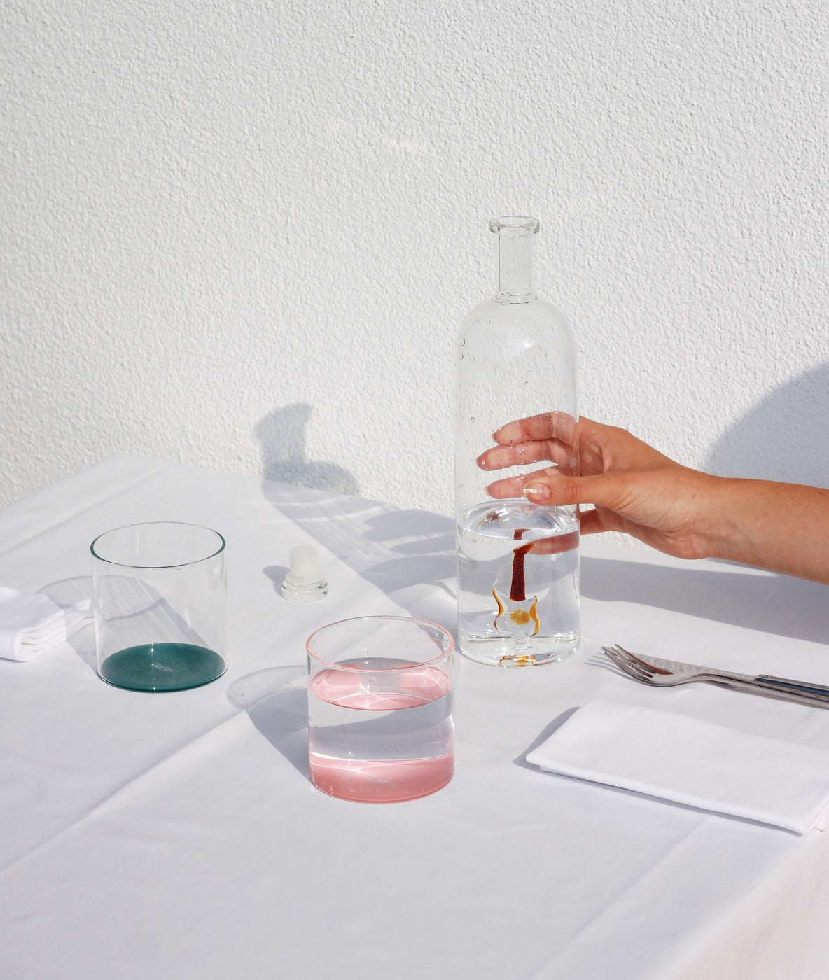Juego de 6 vasos de vidrio de borosilicato de colores - 6 colores