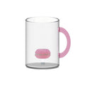 Set of 4 Borosilicate Glass Mugs - Macaron Figurine