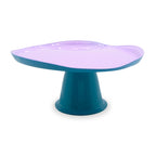 Plateau Surélevé En Verre - Lilas/Turquoise