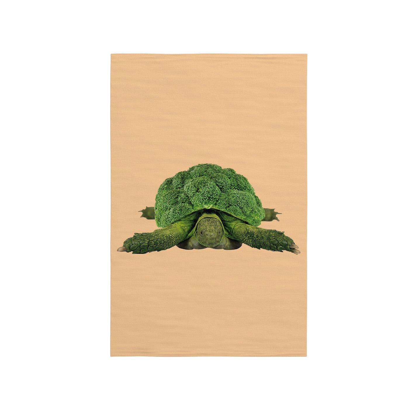100% Linen Tea Towel 50X65Cm - Cauliflower Decoration