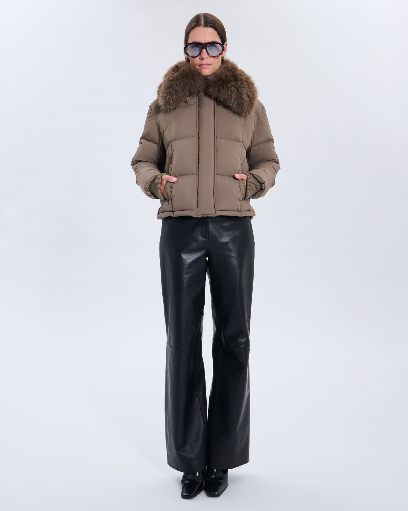 Demond down jacket taupe_1
