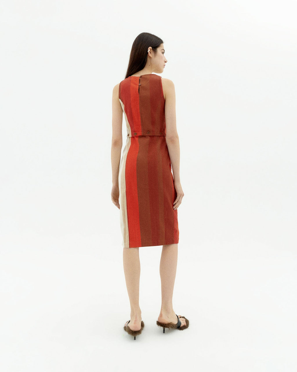 Wandelbares Gestreiftes Kleid Sandfire Wila