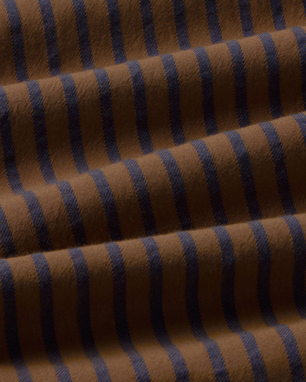 Maria Striped Short Dress - Brown