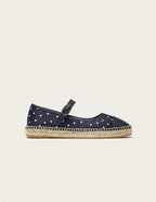 Espadrilles Bebi - Pois Marine - Femme