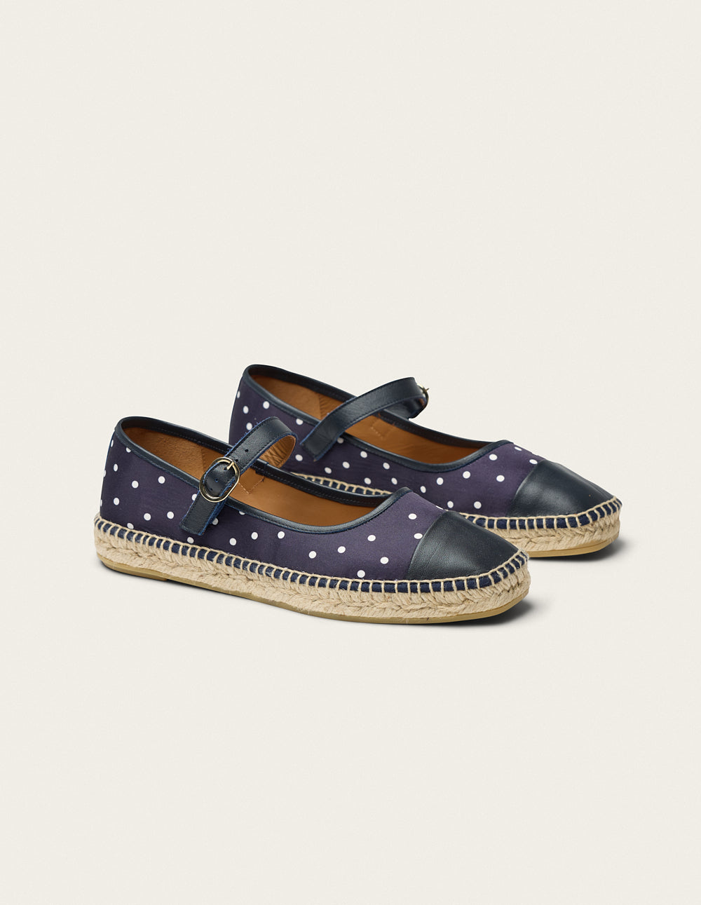Espadrilles Bebi - Pois Marine - Femme