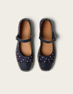 Espadrilles Bebi - Pois Marine - Femme