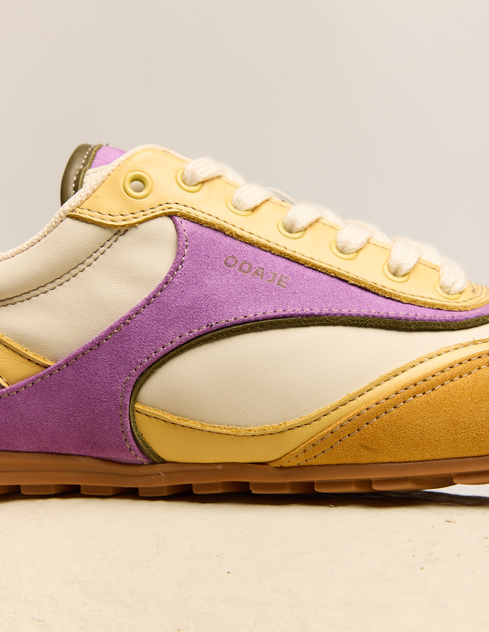 Baskets Basses Chantua - Citron Écru Lilas - Femme