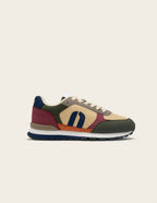 Adrien Low-Top Trainers - Khaki Ecru Grey - Men