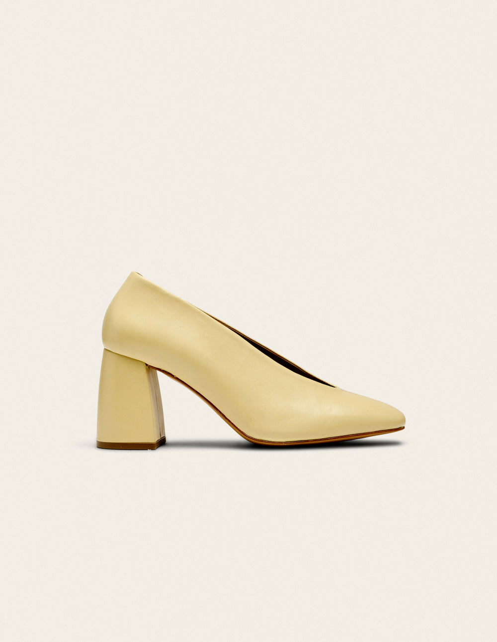 Escarpins Ilamis - Cuir Amande - Femme