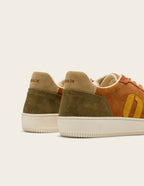 Baskets Basses Matthieu - Kaki Beige Brique - Homme