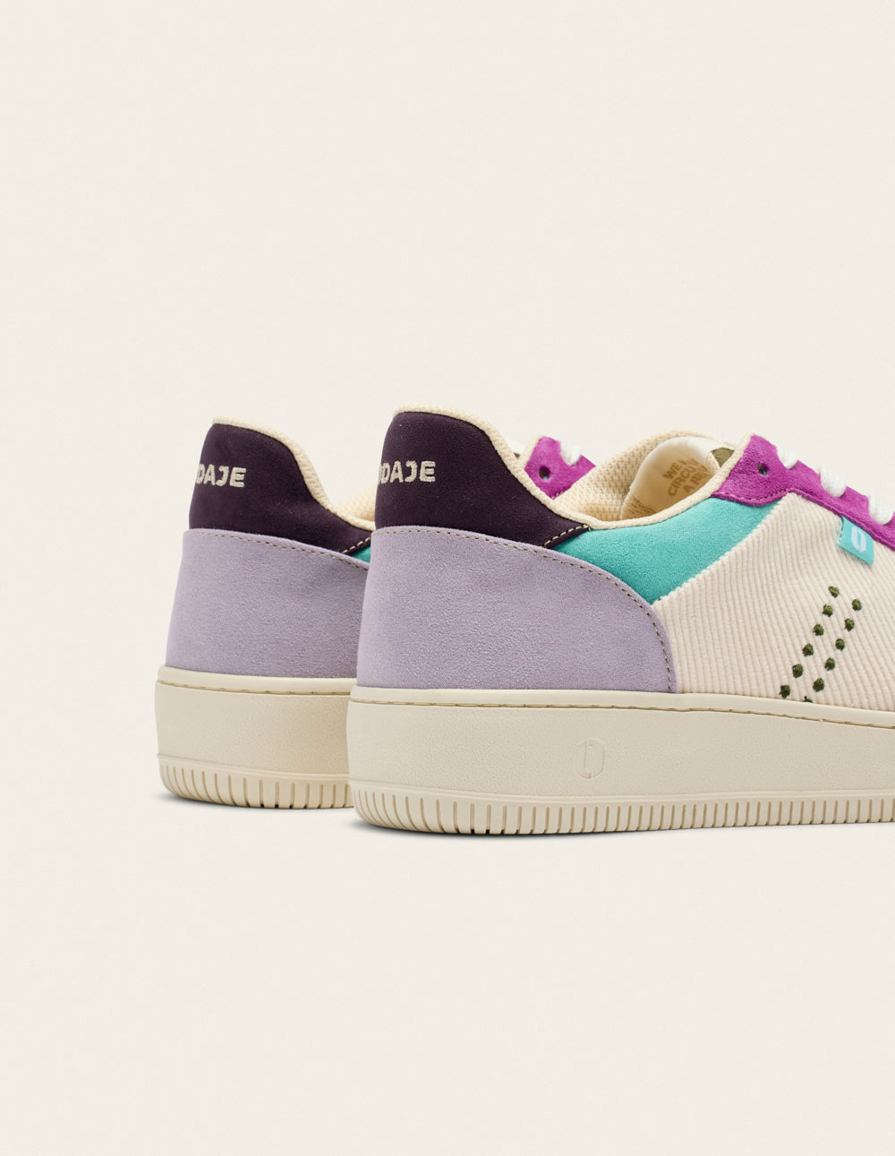 Maxence F Low-Top Trainers - Lilac Ecru Purple - Women
