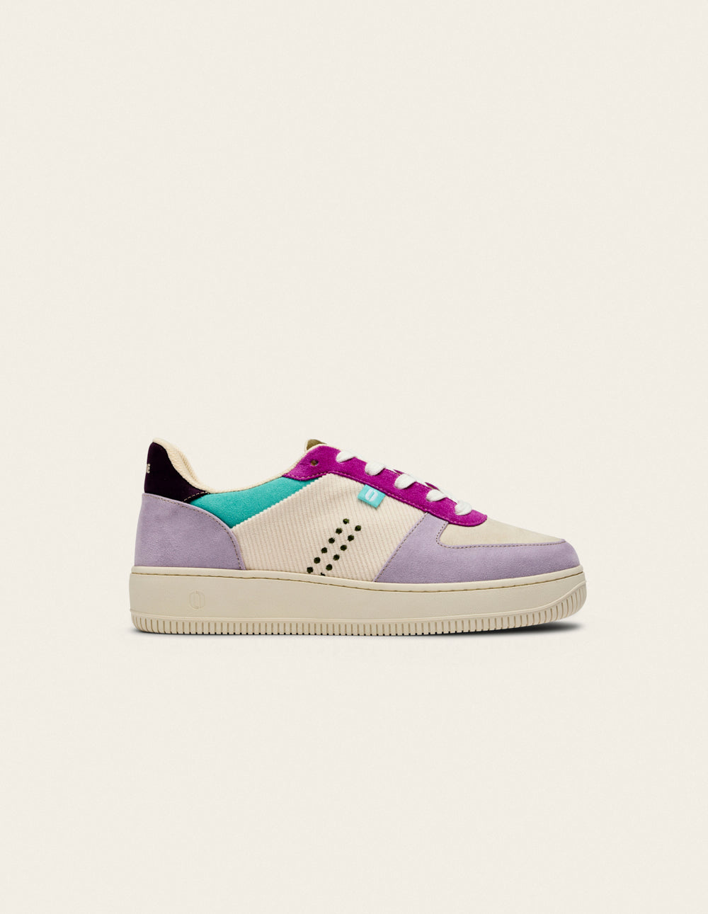 Maxence F Low-Top Trainers - Lilac Ecru Purple - Women
