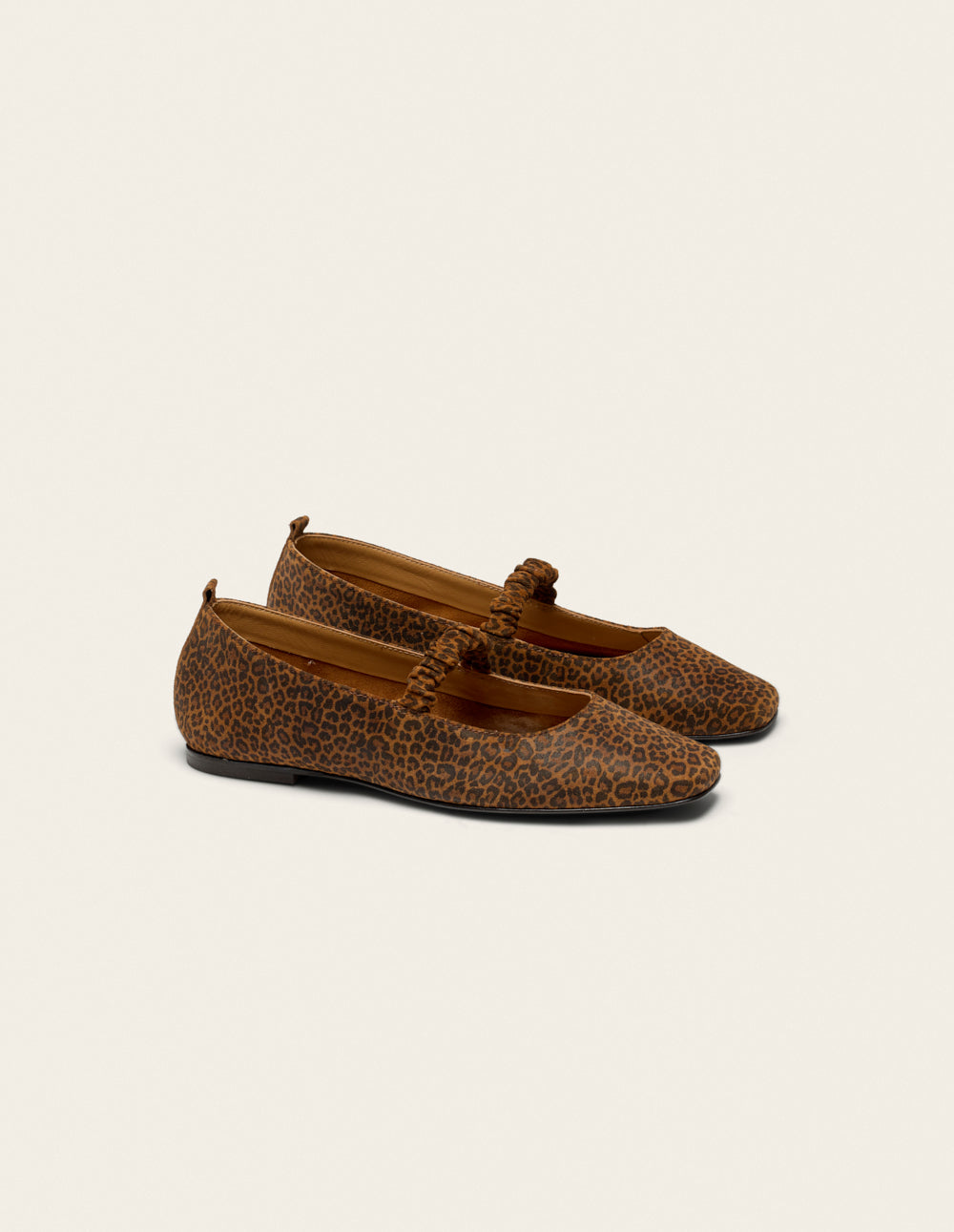 Ballerines Serra - Suède Léopard - Femme