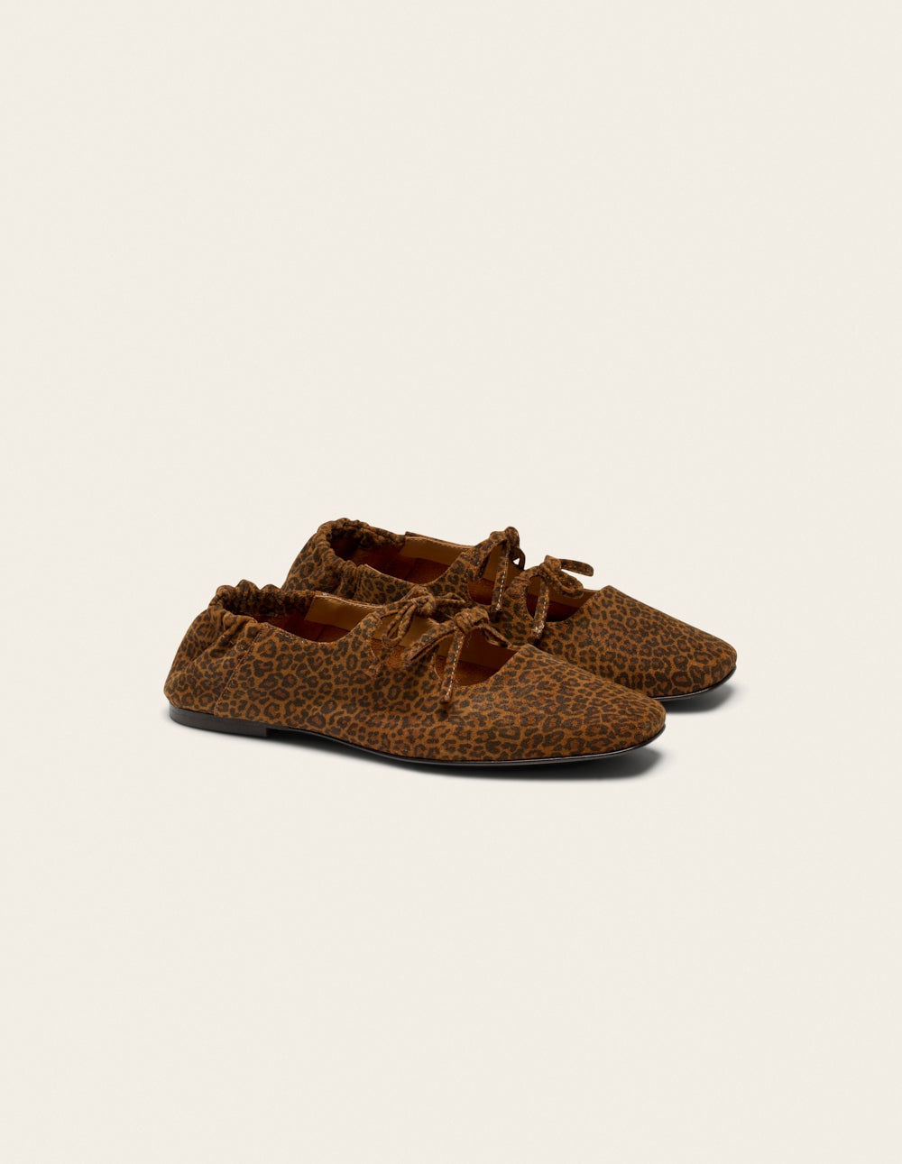Ballerines Tula - Suède Léopard - Femme