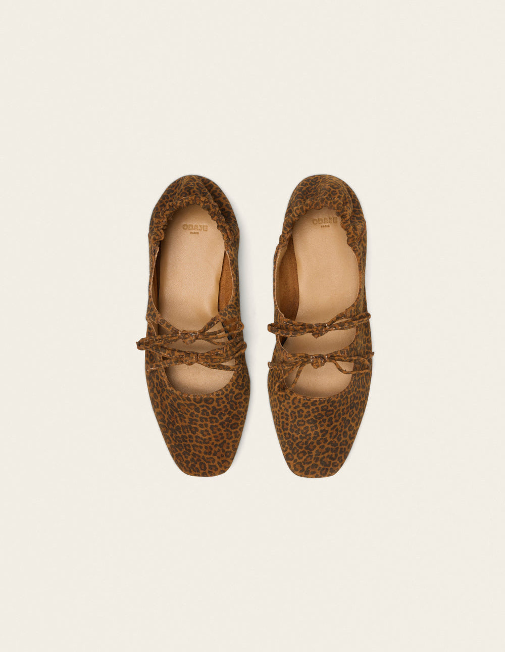 Ballerines Tula - Suède Léopard - Femme