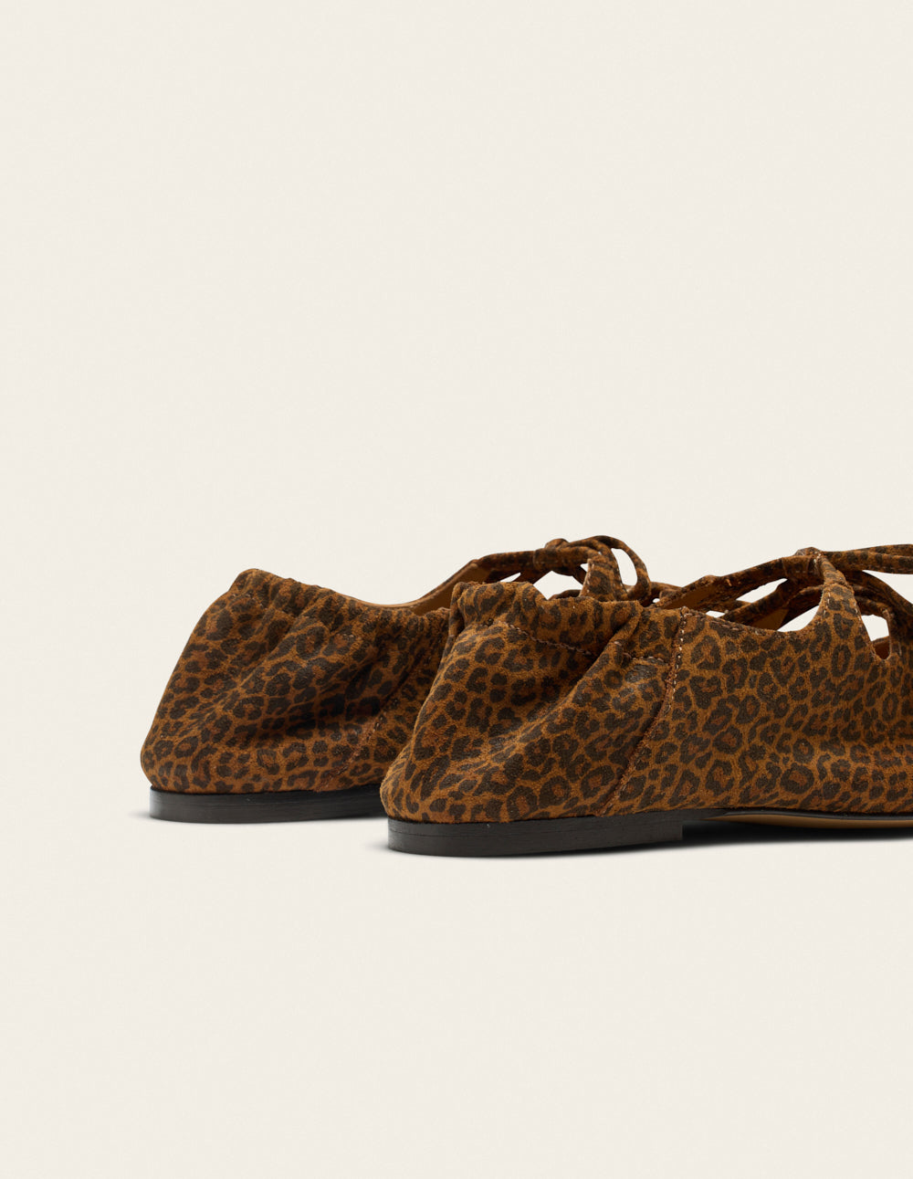 Ballerines Tula - Suède Léopard - Femme