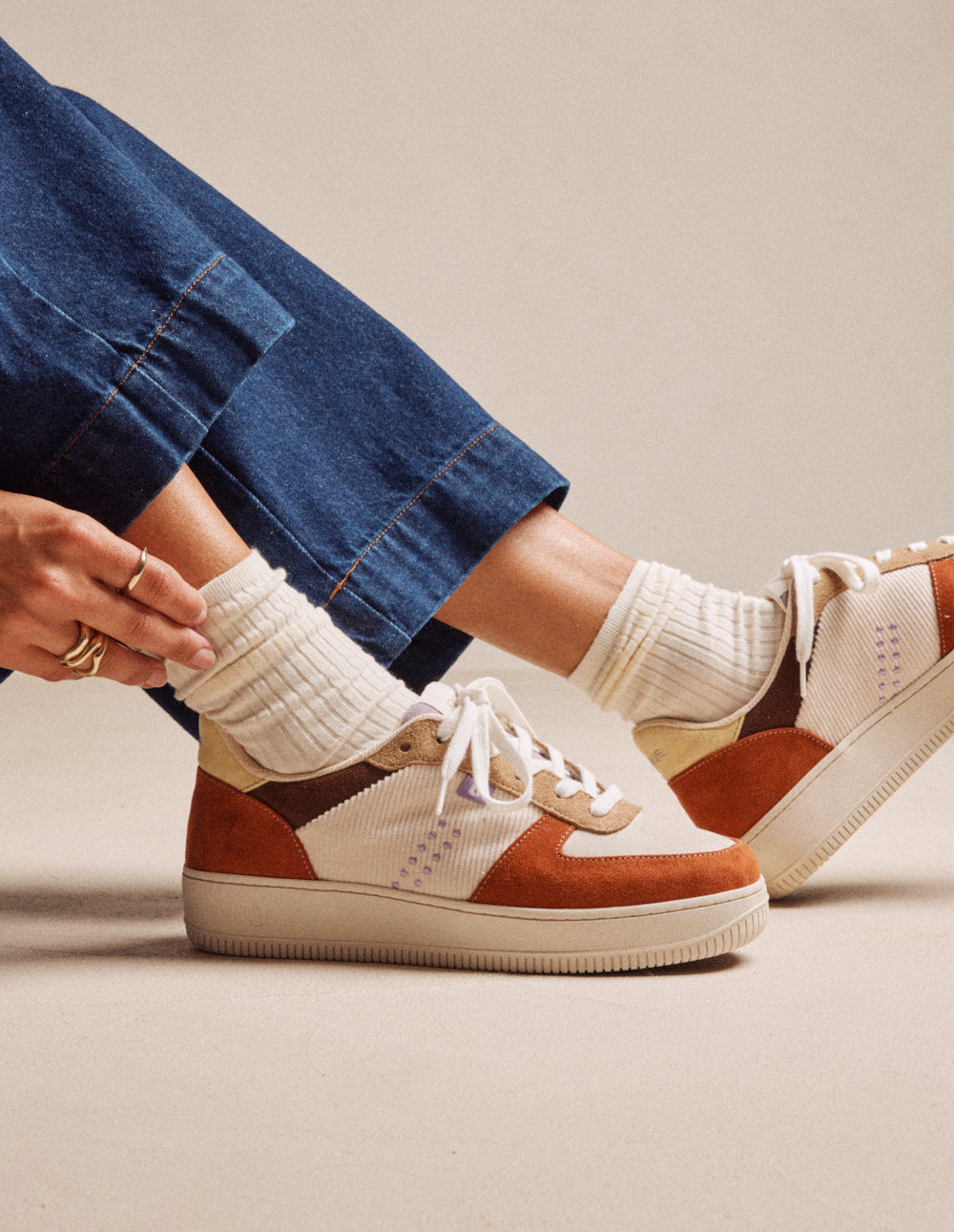 Zapatillas Maxence F Low - Brick Ecru Beige