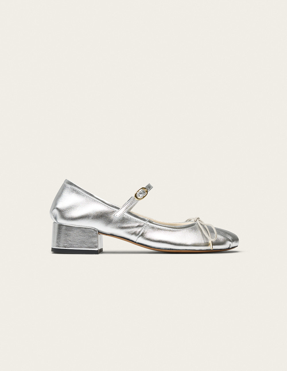 Escarpins Tovia - Cuir Argenté - Femme
