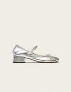 Escarpins Tovia - Cuir Argenté - Femme