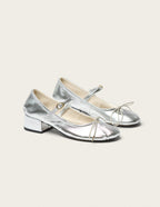 Escarpins Tovia - Cuir Argenté - Femme