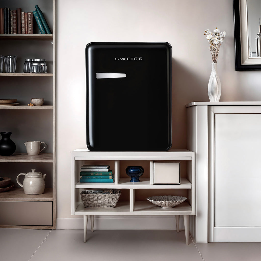 Mini Frigo Vintage - Noir
