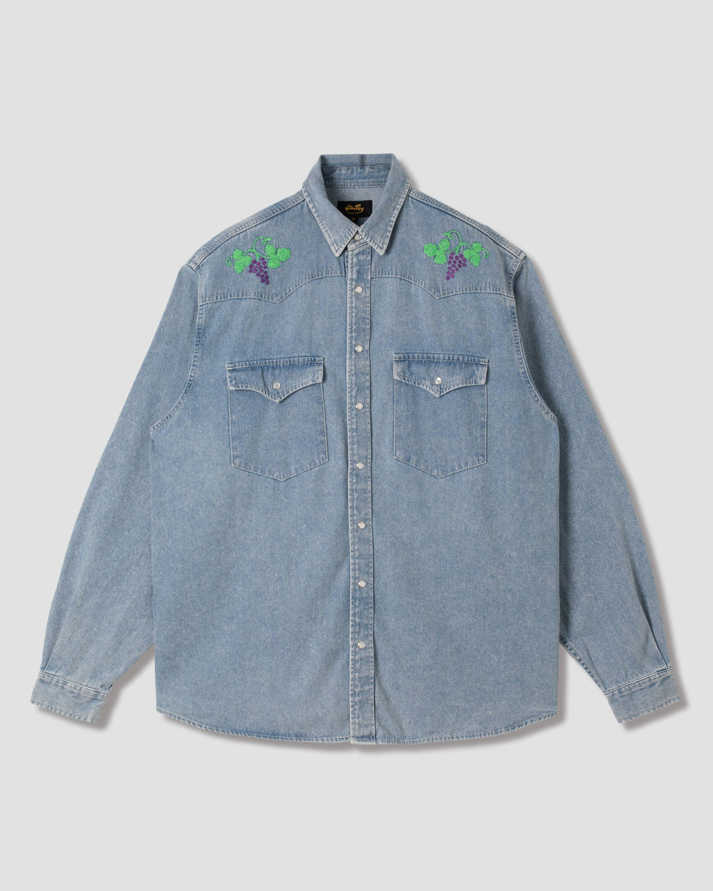 Western Shirt - Stonewashed Denim