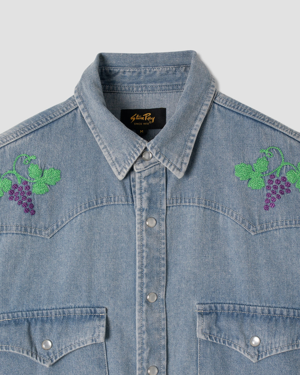 Western Shirt - Stonewashed Denim